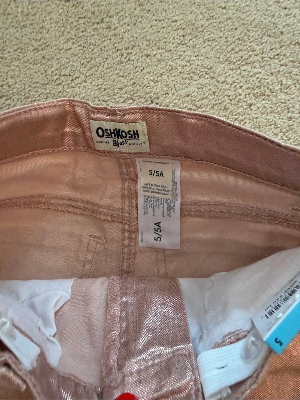 OshKosh B'gosh Rose Metallic Flare Jeans